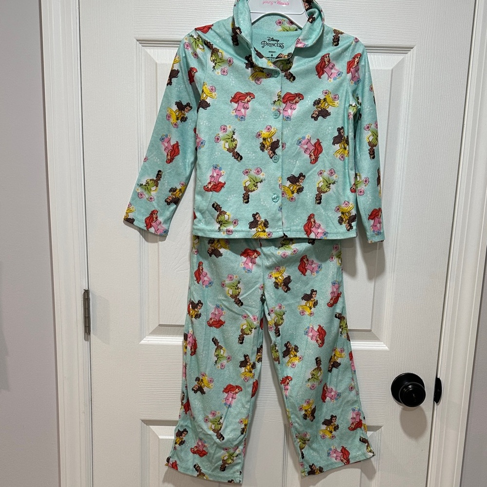 Disney Kids Pajamas - Blue with Character Print